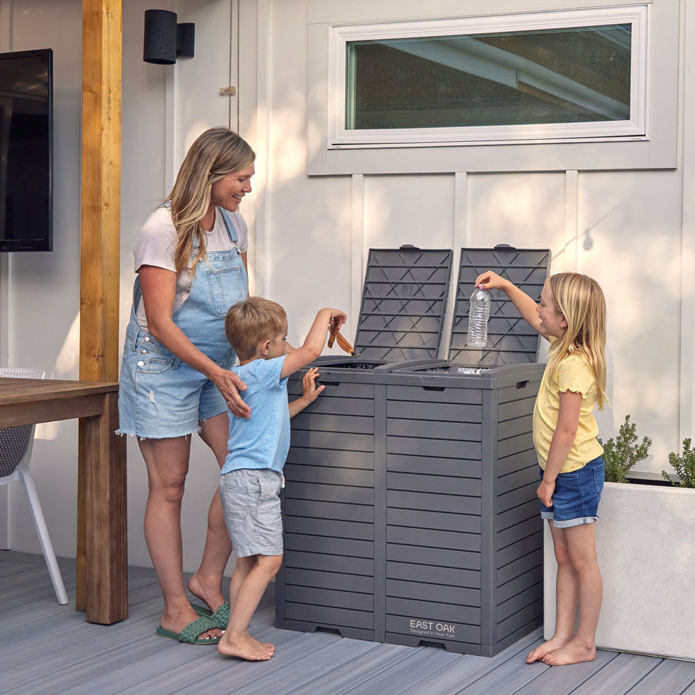 76 Gallon Outdoor Trash Can