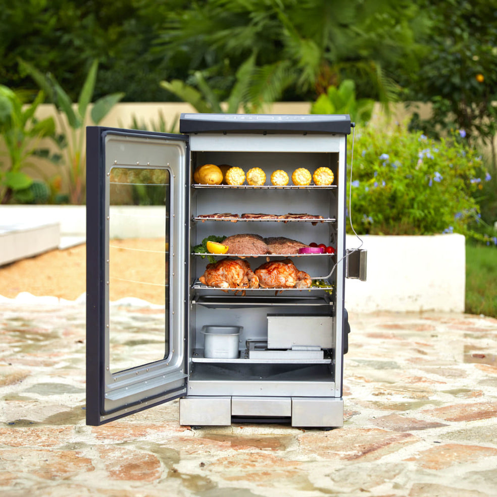 30-Inch Electric Smoker with Glass Door